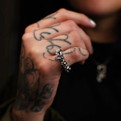 10 STAGES OF ADDICTION RING