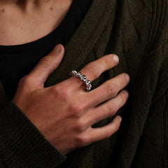 10 STAGES OF ADDICTION RING