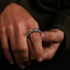 10 STAGES OF ADDICTION RING