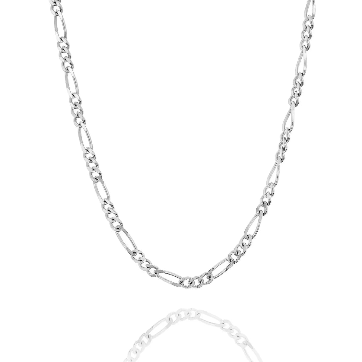 STERLING SILVER FIGARO CHAIN