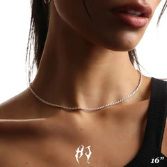 STERLING SILVER ROPE CHAIN