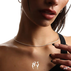 STERLING SILVER ROPE CHAIN