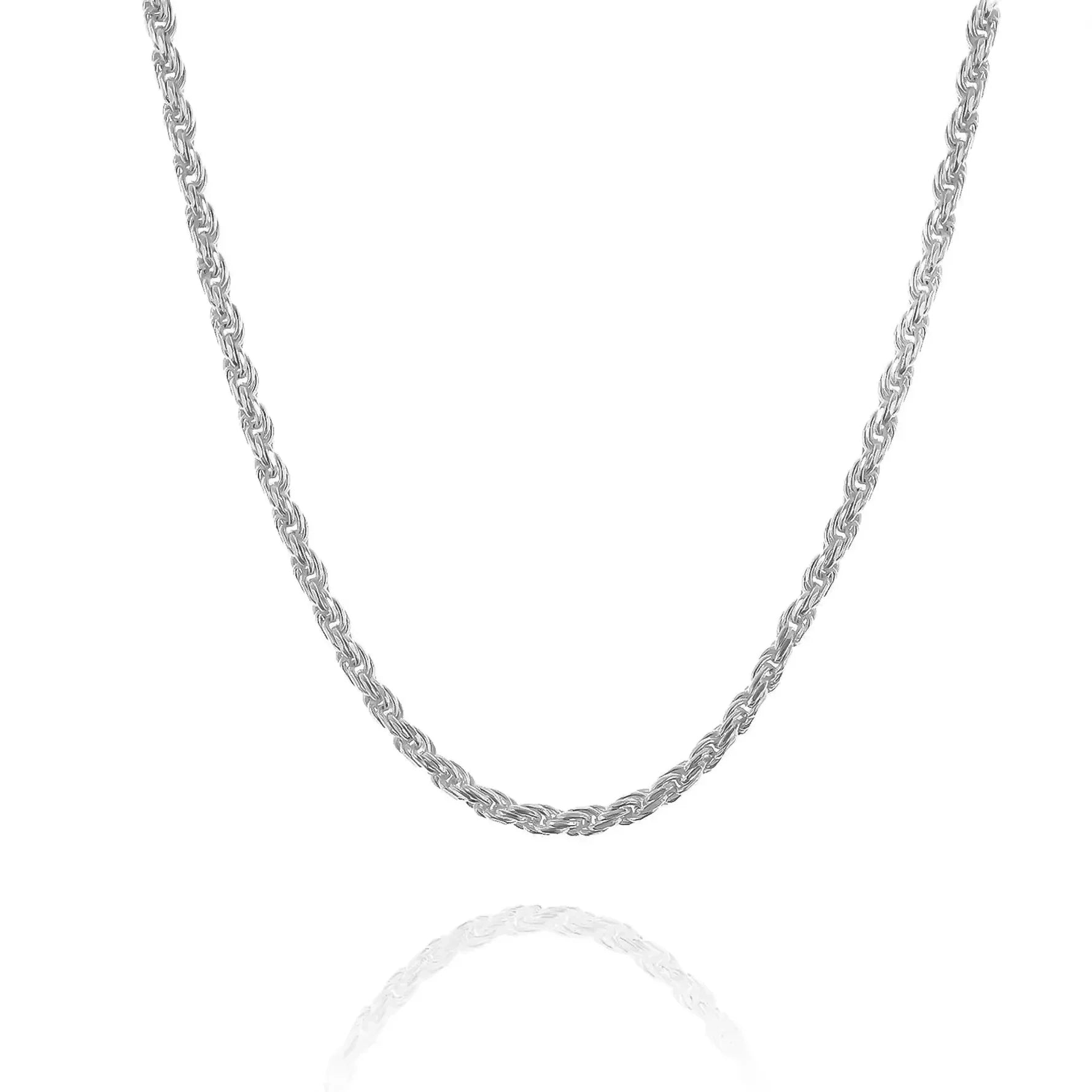 STERLING SILVER ROPE CHAIN