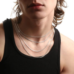 STERLING SILVER CURB CHAIN
