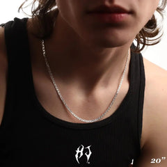 3MM STERLING SILVER MARINER CHAIN