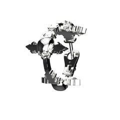TRIPLE DYT HOOP EARRING