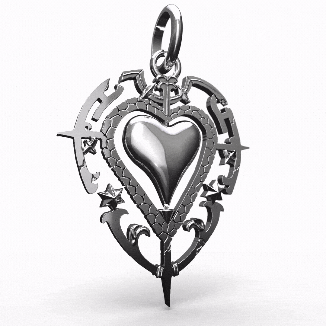 ANTIQUE HEART PENDANT