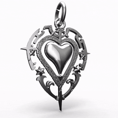 ANTIQUE HEART PENDANT