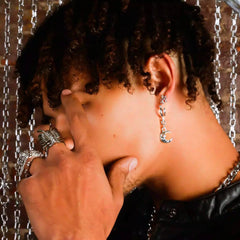 ANARCHY BONE EARRING