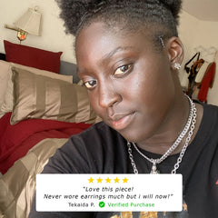 ANARCHY BONE EARRING