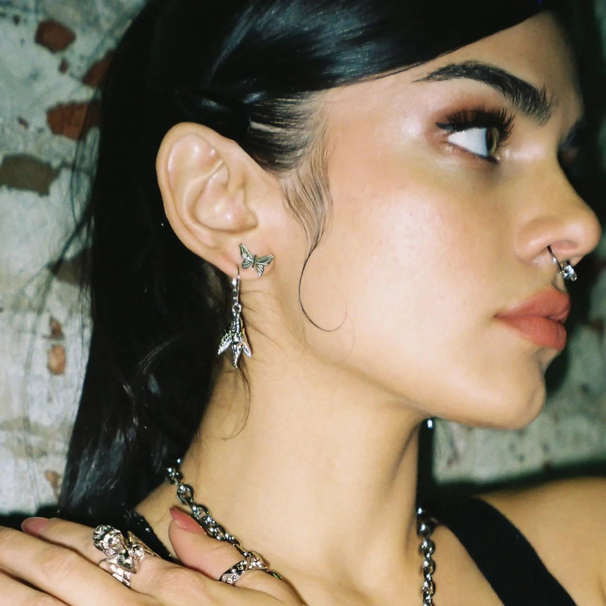BUTTERFLY EARRING (STUD)