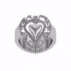 ANTIQUE HEART RING