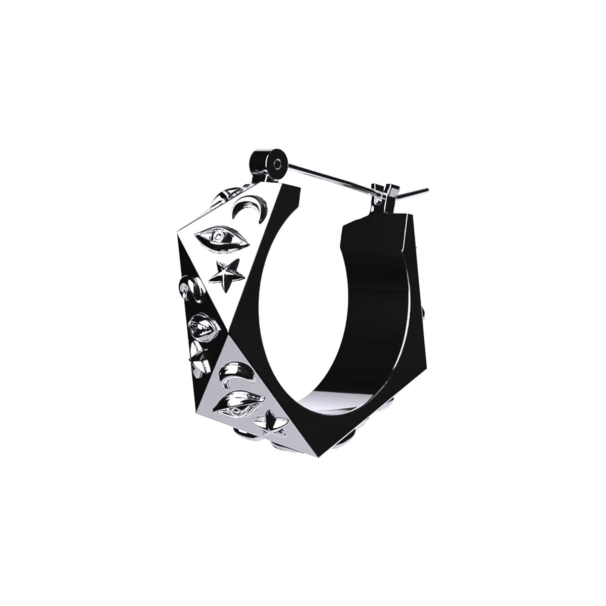 ASTROLOGY HOOP EARRING