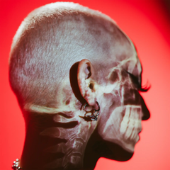 SKULL HOOP EARRINGS