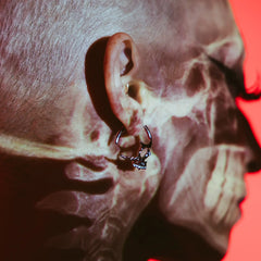 SKULL HOOP EARRINGS