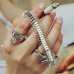 SPIDER WEB RING