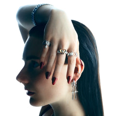 TRIBAL CROSS RING