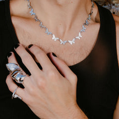 BUTTERFLY NECKLACE (ADJUSTABLE)