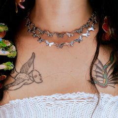 BUTTERFLY NECKLACE (ADJUSTABLE)