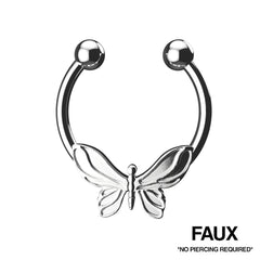 FAUX BUTTERFLY SEPTUM