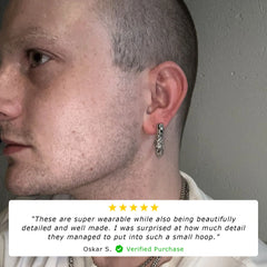 CONDEMNED OPEN HOOP EARRING