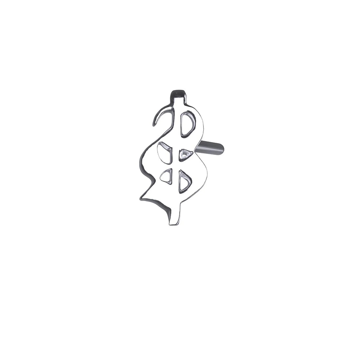 DOLLAR STUD EARRING