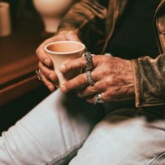 FALLEN ANGEL COFFIN RING