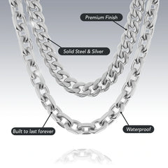 10MM ARIES AND CUBAN CHOKER SET
