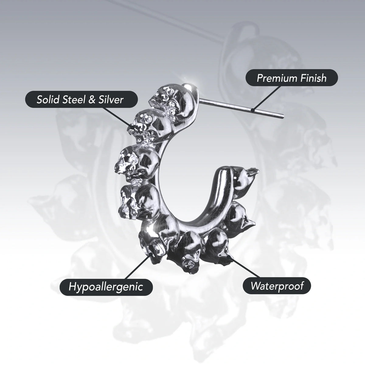 10 STAGES OF ADDICTION EARRING