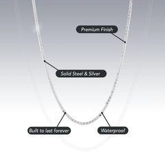 1.4MM STERLING SILVER BOX CHAINS
