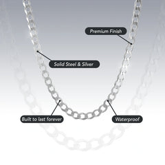 STERLING SILVER CURB CHAIN