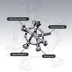 ANARCHY BONE EARRING