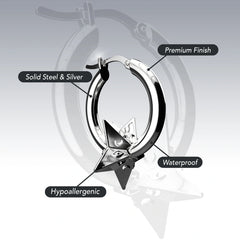 ASTROLOGY STAR HOOP EARRING