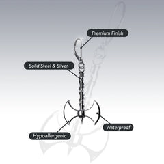 BATTLE AXE EARRING