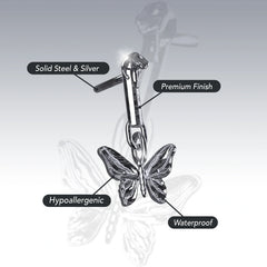 BUTTERFLY EARRING (DANGLE)