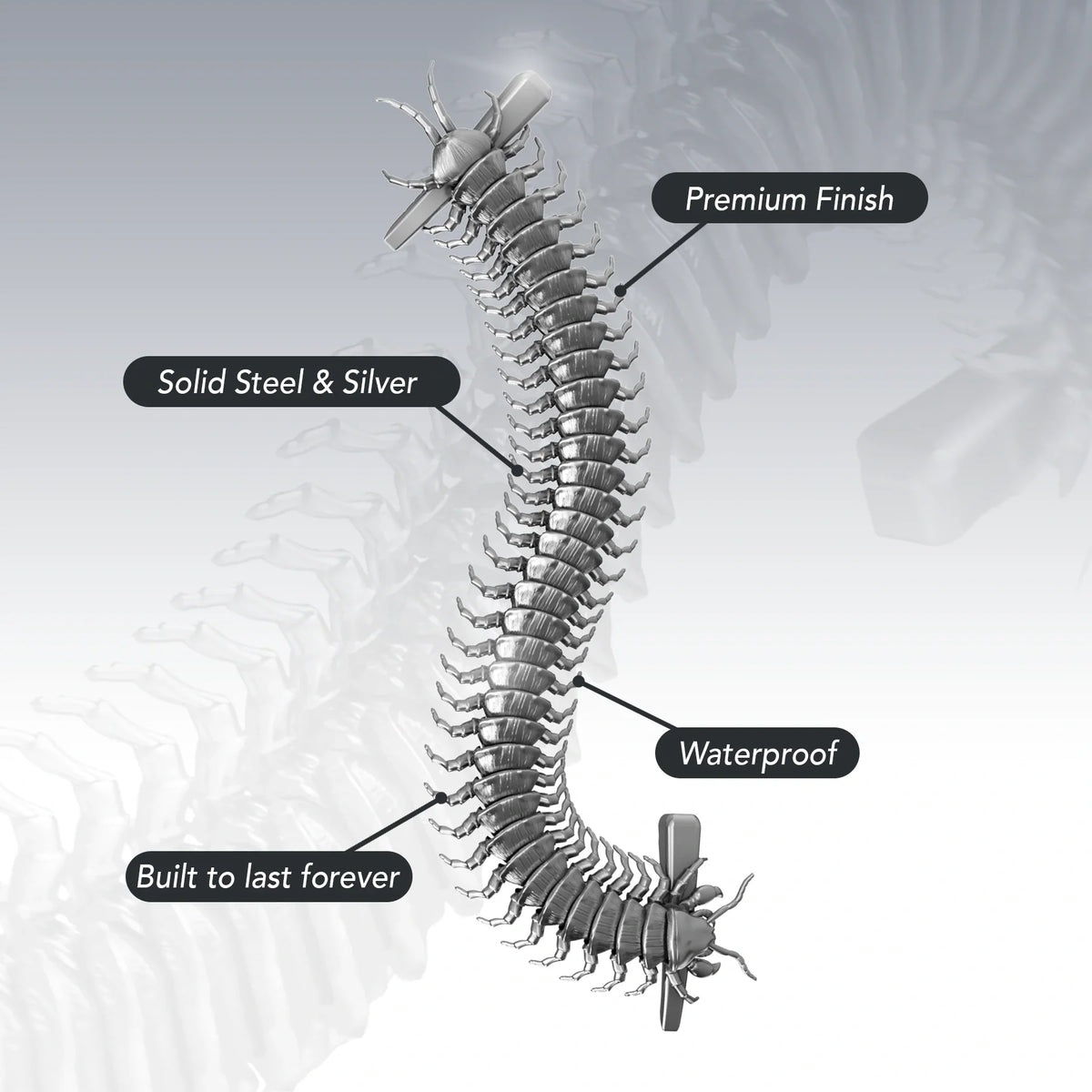 CENTIPEDE HAIRCLIP