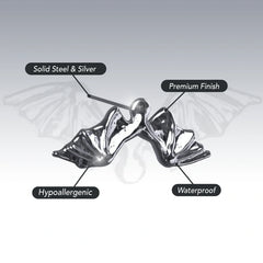 DEATHWING STUD EARRING