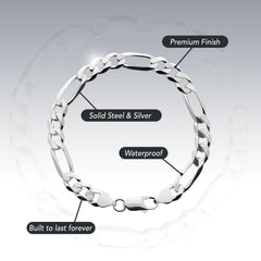 SILVER FIGARO BRACELET