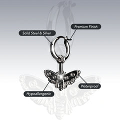 MOTH DANGLE EARRING