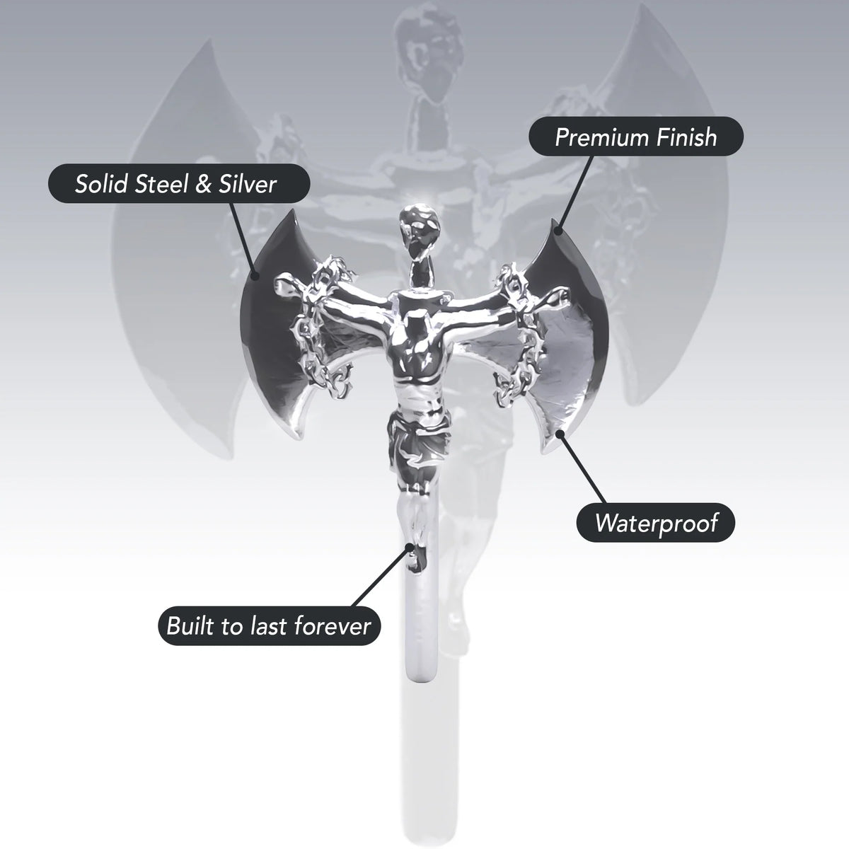 RELIGION IS WAR PENDANT