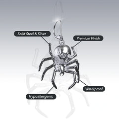 SPIDER SKULL EARRING