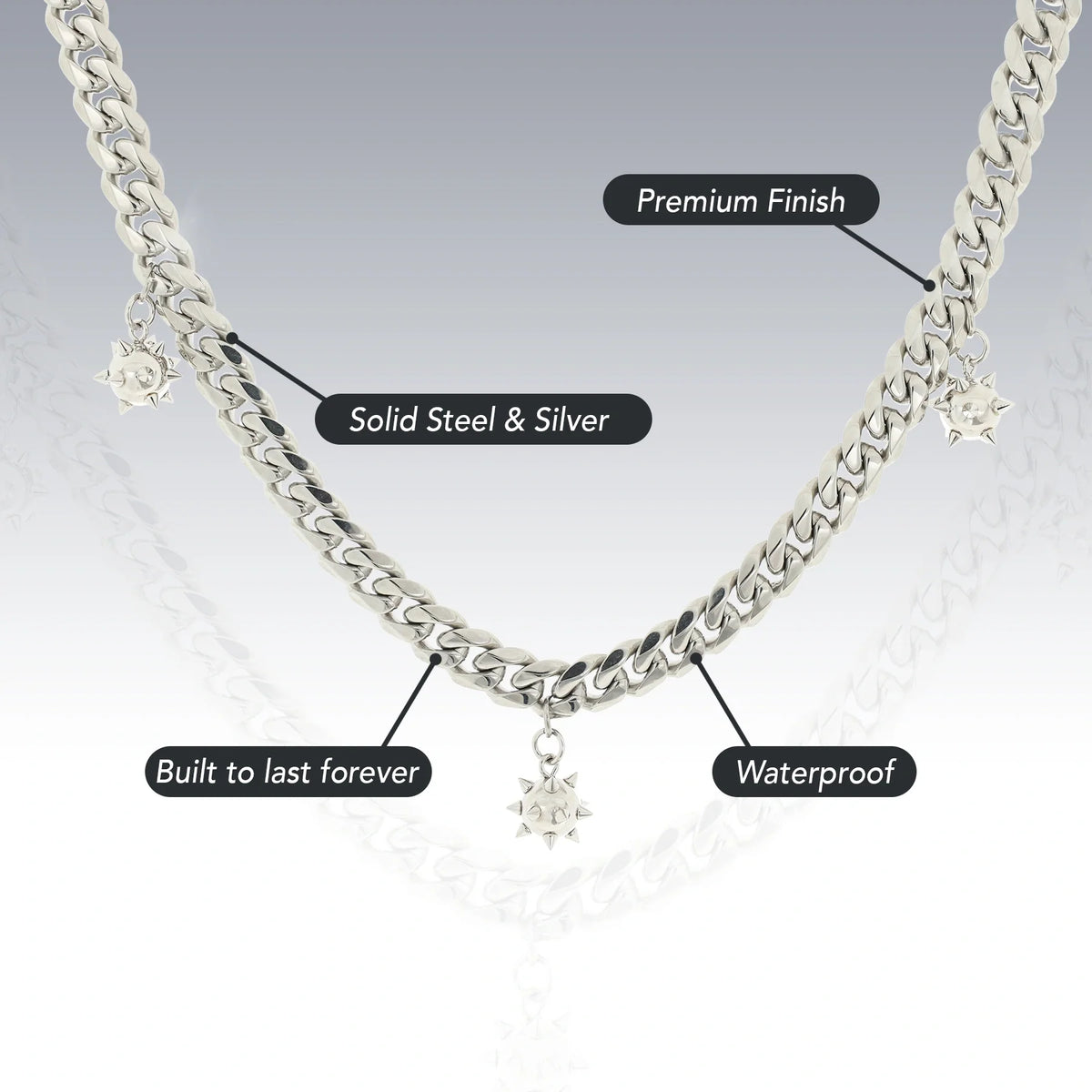 SPIKEBALL CHOKER (ADJUSTABLE)