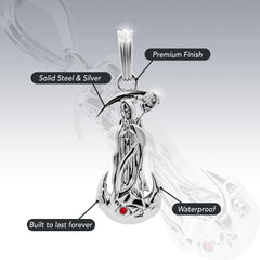 UPGRADED SANTA MUERTE PENDANT