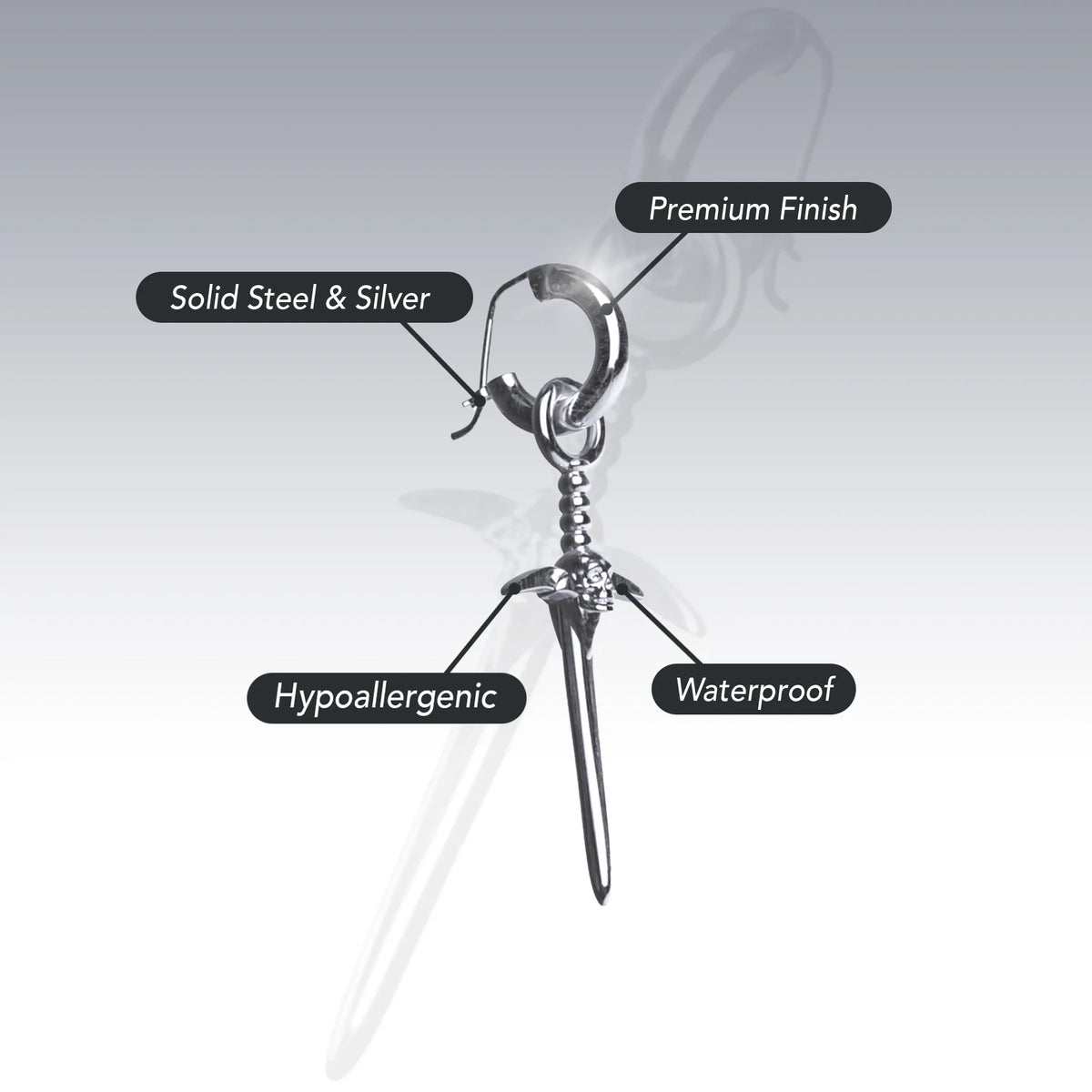 WARLOCK SWORD EARRING