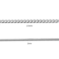 STERLING SILVER CURB CHAIN