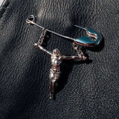 "JESUS BRINGS SAFETY" PIN