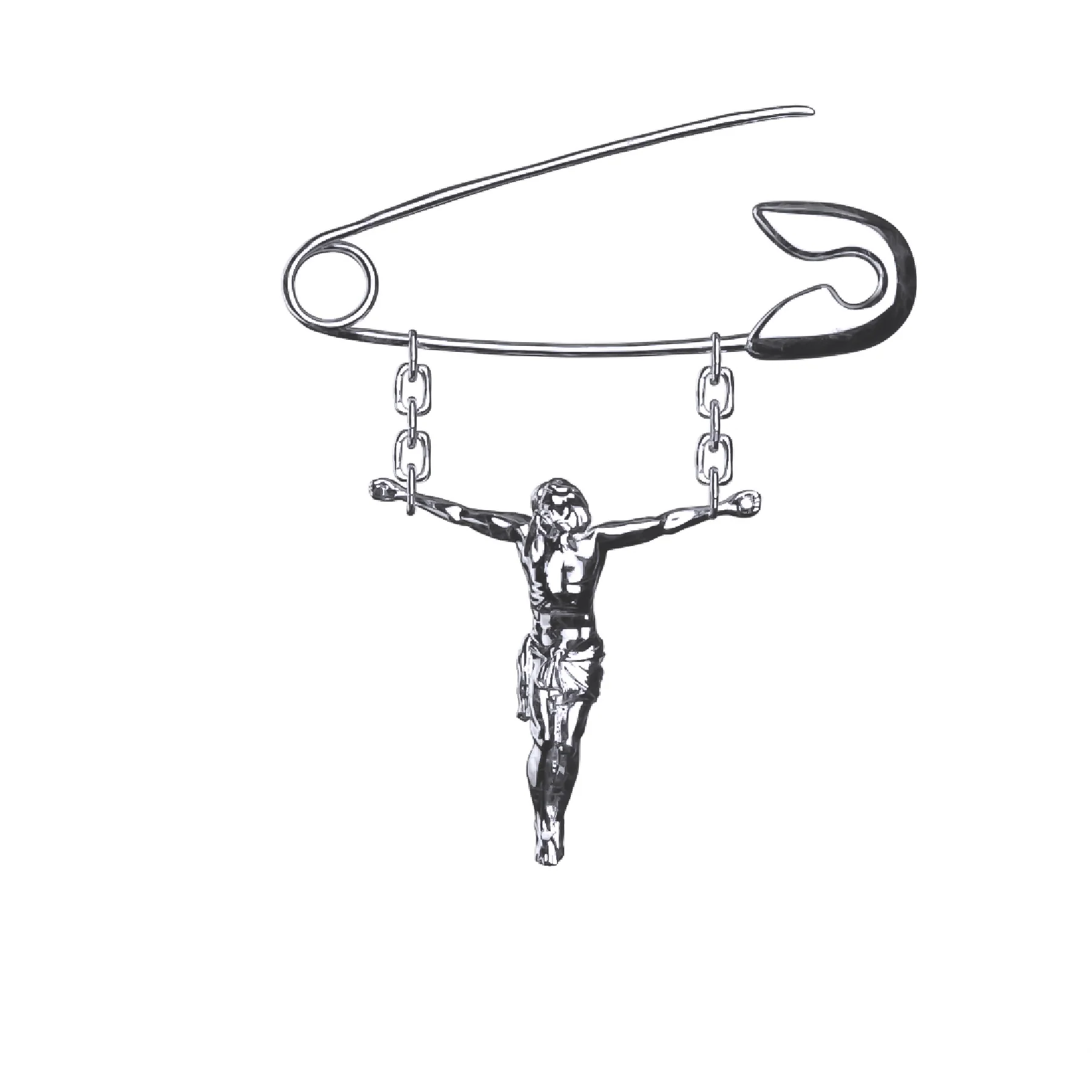 "JESUS BRINGS SAFETY" PIN