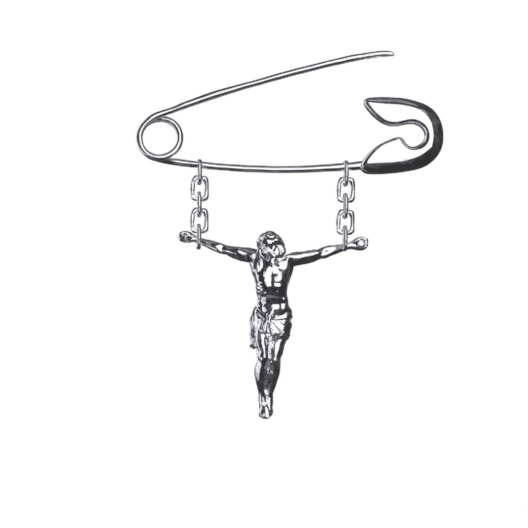 "JESUS BRINGS SAFETY" PIN