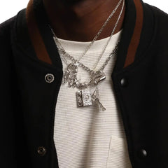 LAUGH NOW, DIE LATER PENDANT