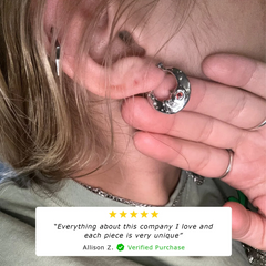 LUNA HOOP EARRING